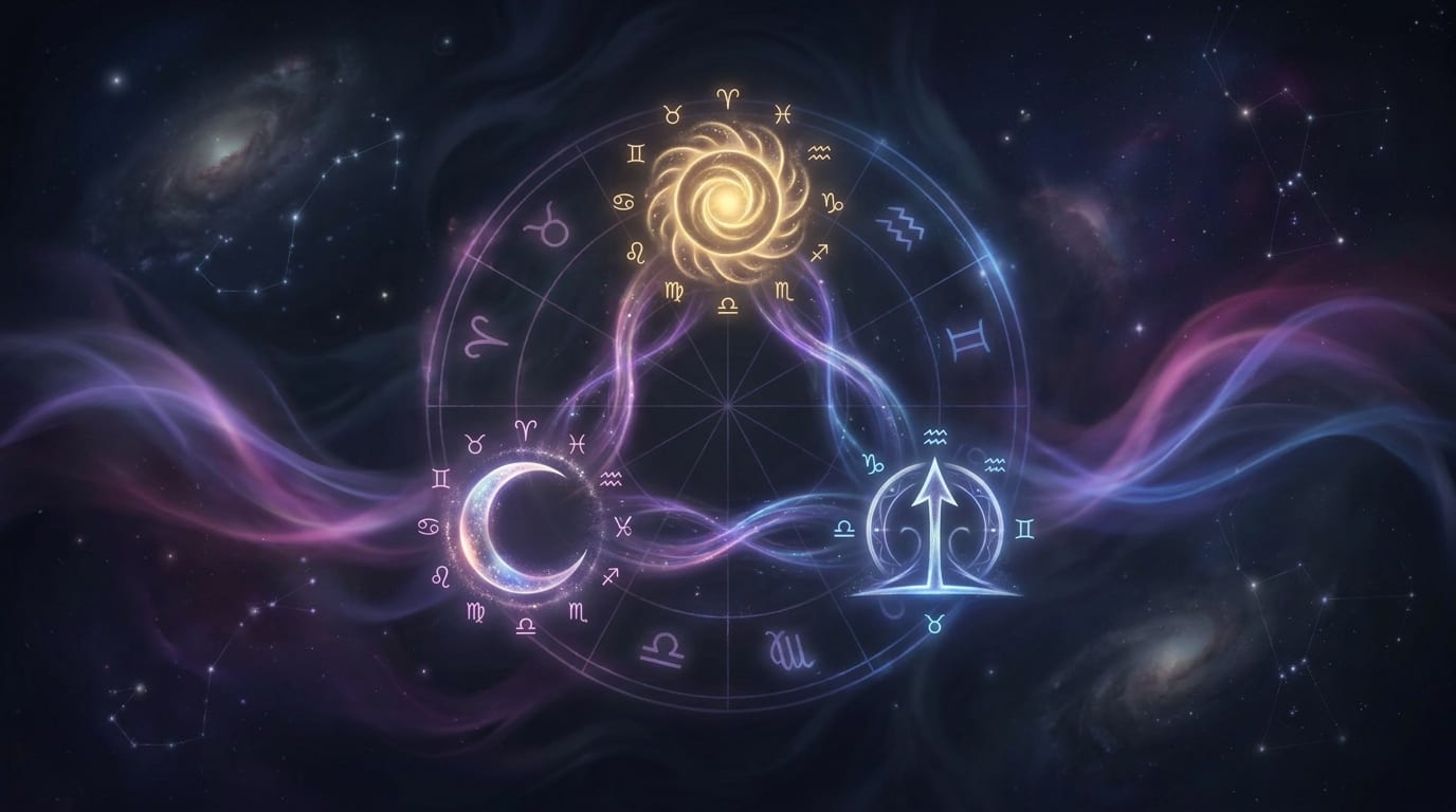 The Big Three in Astrology: How Sun, Moon, and Rising Work Together
