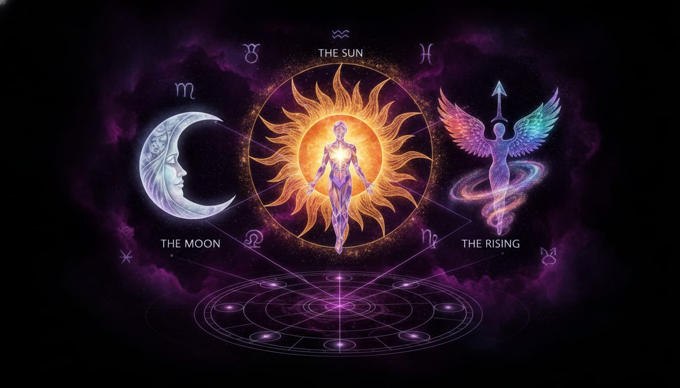 What Are the Big Three in Astrology? What Are the Big Three in Astrology? illustration