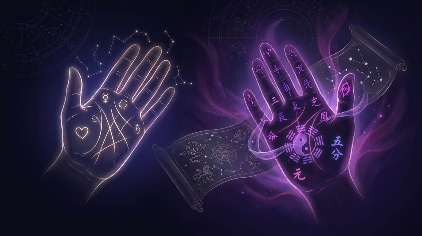 Chinese Palmistry: Eastern Traditions, Symbols & How It Differs From Western Palm Reading