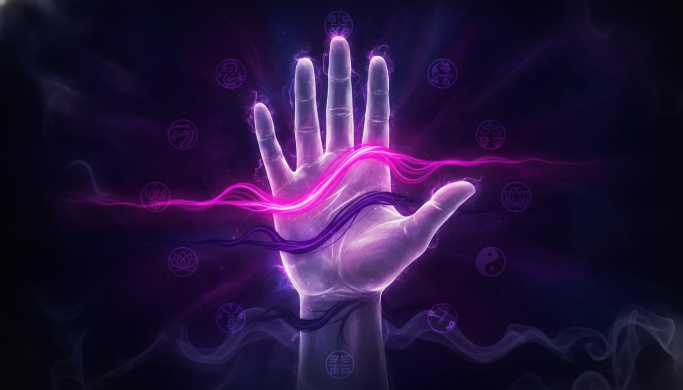 The Three Main Lines in Chinese Palmistry illustration