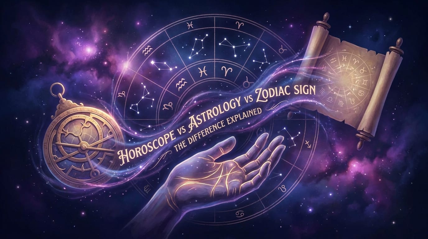 Horoscope vs Astrology vs Zodiac Sign: The Difference