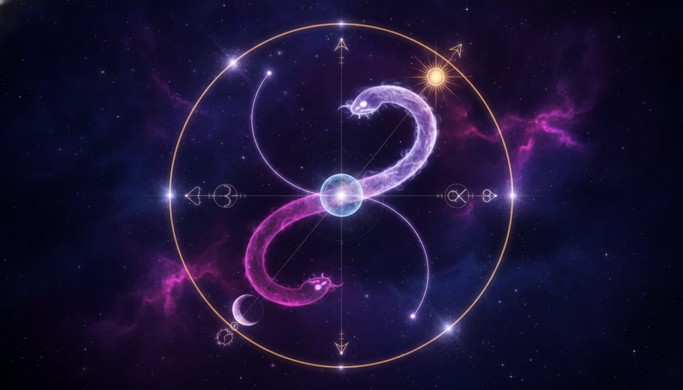 What Are the North Node and South Node in Astrology? What Are the North Node and South Node in Astrology? illustration
