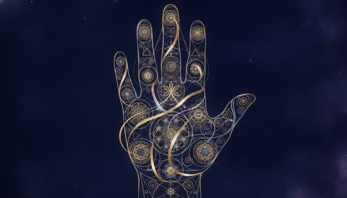 What Does a Palm Reading Chart Show? What Does a Palm Reading Chart Show? illustration
