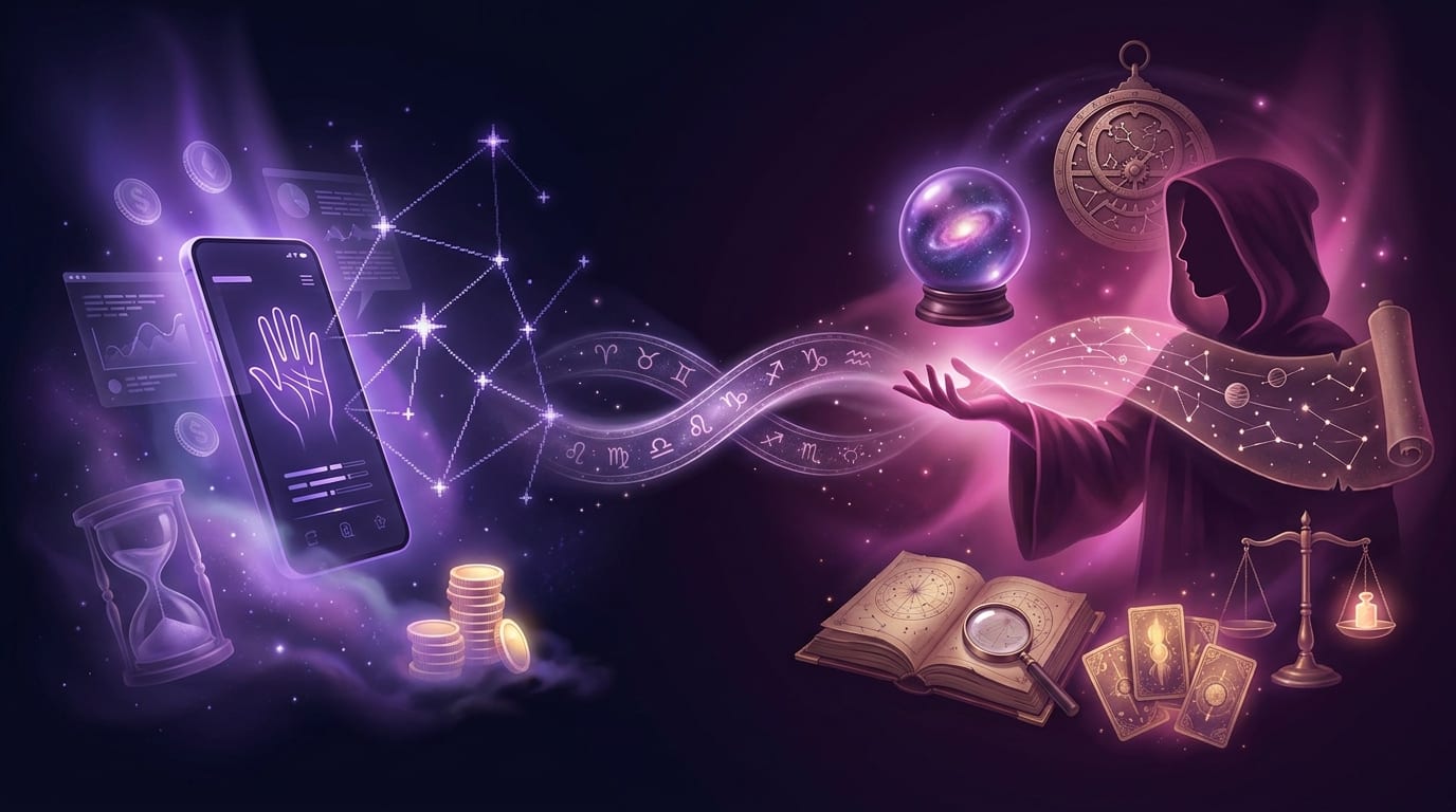 Palm Reading Apps vs Live Palm Readers: Cost & Accuracy
