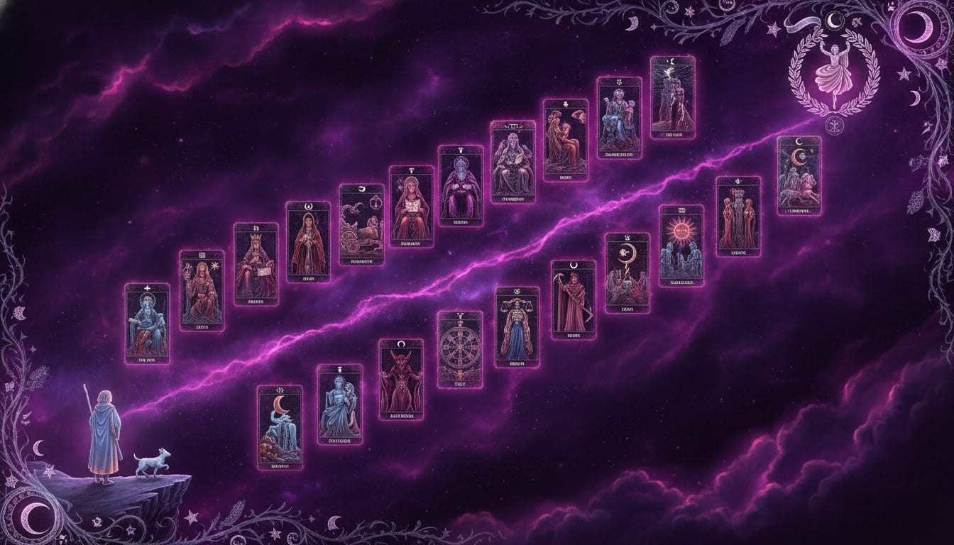 The Major Arcana: All 22 Cards Explained The Major Arcana: All 22 Cards Explained illustration