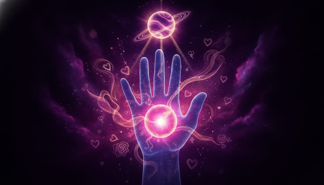 Venus and Your Palm Venus and Your Palm illustration