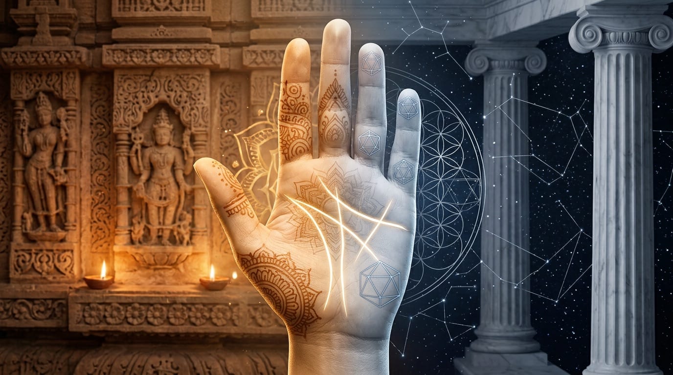 Indian Palmistry vs Western Palmistry: Traditions, Differences & Shared Wisdom