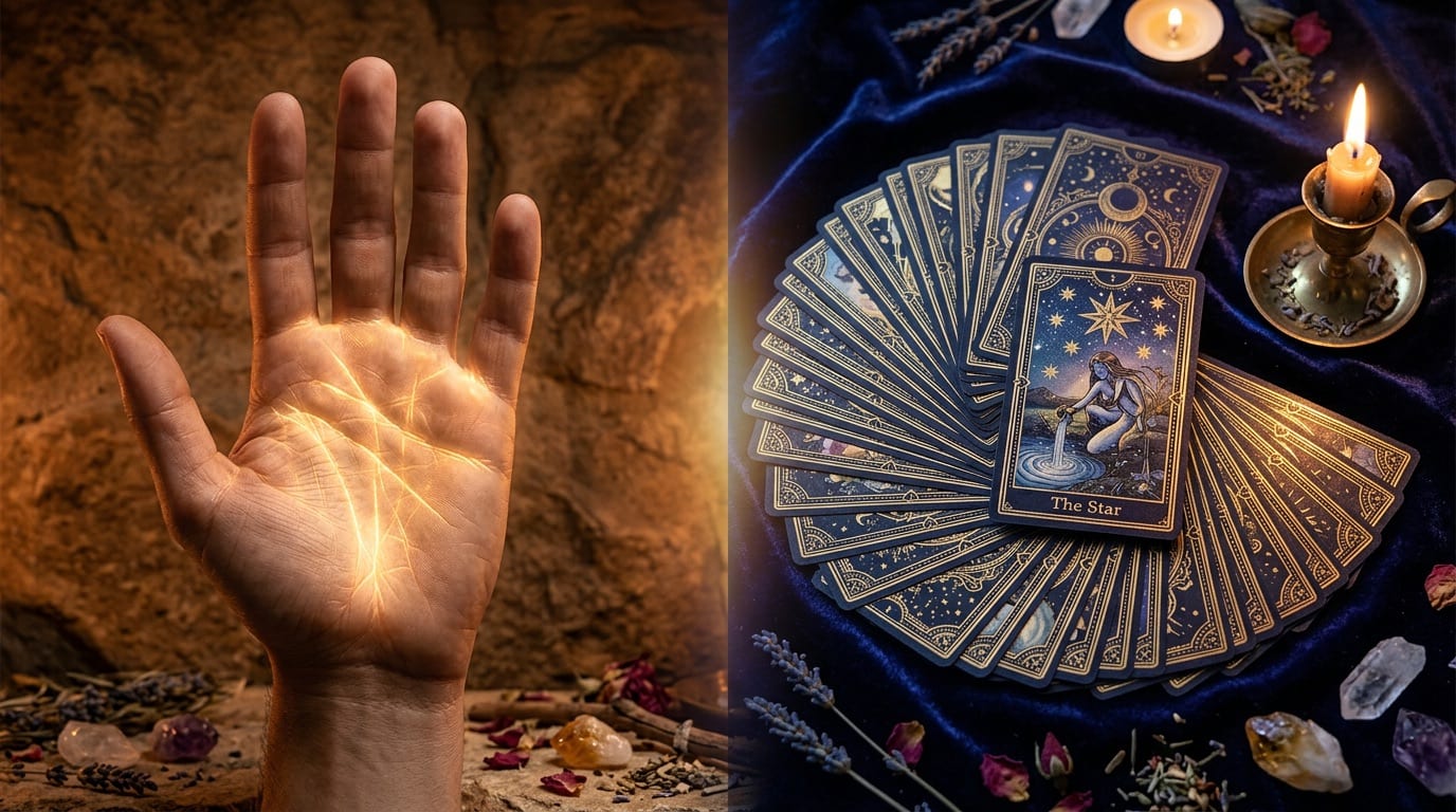 Palmistry vs Tarot: How These Two Ancient Arts Compare