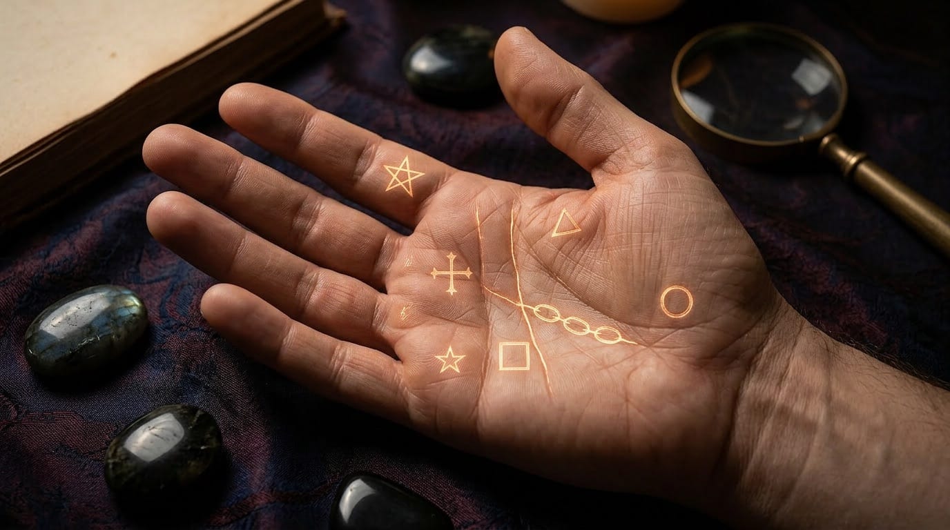Rare Palm Markings: Stars, Crosses, Triangles & Their Meanings